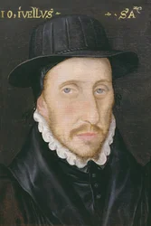 Portrait of John Jewell, Fellow of Corpus Christi College, Oxford and Bishop of Salisbury